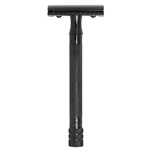 Womens Razors And Blades: Merkur 23B Long Handled Safety Razor - Black