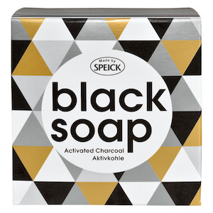 Soap And Body Wash: Speick Black Activated Charcoal Soap