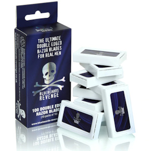 Bluebeards Revenge Double Edged Safety Razor Blades 100 pack