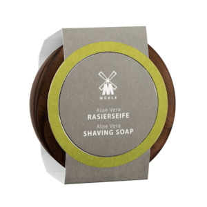 Best Selling: MUHLE RN 3 AV Aloe Vera Shaving Soap in Wooden Bowl