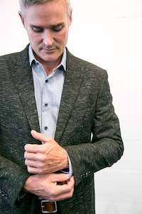 Home Wear Wardrobe Edit: GIB Blazer Asphalt Stretch