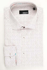 Home Wear Wardrobe Edit: Gibson Shirt Tonal Red Spots