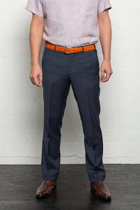 Suit Sale: Cam Trouser Text Blue