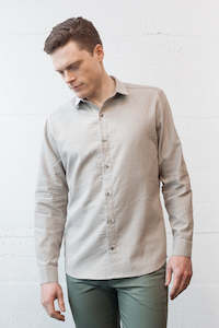 Last Ofs: Honda Shirt Double Cloth Nougat