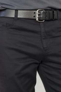 Washable Dress Trousers: Impala Jean Dark Sueded Cotton