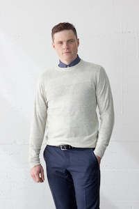 B&L Crew Wide Rib Nougat Marle