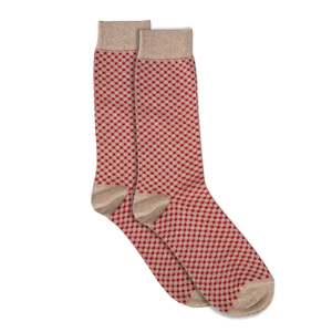 Christmas Gift Guide Party Wear: Ruby Hexagon Merino Socks