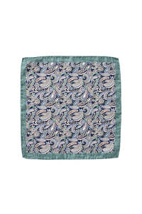 JB Kerchief Floral Paisley Sage