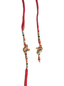 Bhaiya Bhabhi Peacock Multicolour Rakhi