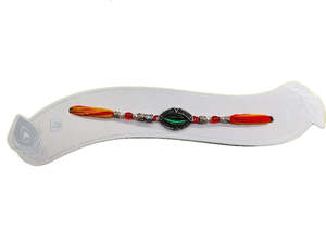 Single Rakhi: Rakhi Green Stone