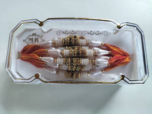 All: MR White Pearl Red\Yellow Single Thread