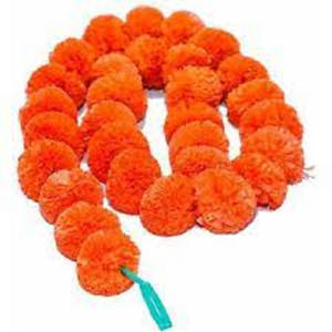 Artificial Marigold Flowers Garland - single piece