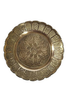 Brass - Flower Puja Thali Small