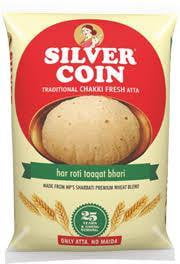 Wheat Flours: Silver Coin Atta 10kg