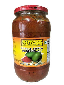 Pickles: Mothers Recipe Punjabi Teekha Mango Pickle Hot 1kg