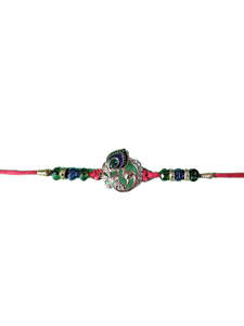 Rakhi Peacock Blue & Green