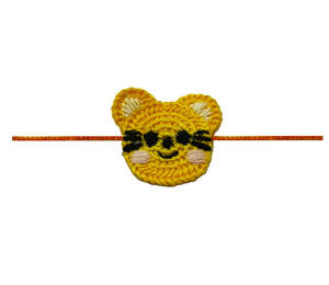 Kids Soft Yellow Rakhi