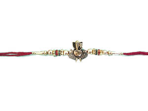 Kids Rakhi: Rakhi Golden Ganesh Ji