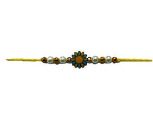 Rakhi Thread Yellow  Flower