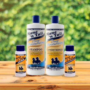 Products: Mane n Tail Deep Moisturizing 800ml combo + 60ml Travel pack promo