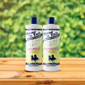 Products: Mane n Tail Herbal Gro Shampoo and Conditioner 800ml Combo