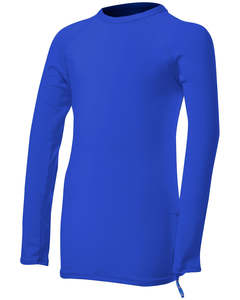 TYR Girls' Velvet Long Sleeve Rashguard