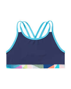 Clearance: TYR GIRLS JIGSAW OLIVIA TOP - MULTI