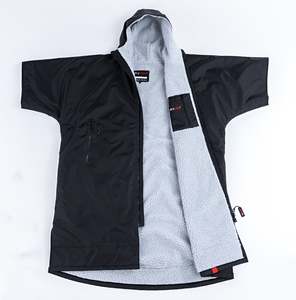 Dryrobe Short Sleeve Black Grey