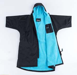 Dryrobe Short Sleeve Black Blue