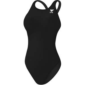 TYR GIRL'S BLACK DURAFAST ELITE MAXFIT SWIMSUIT