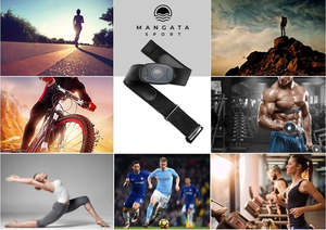 Technology: Wireless Charging Heart Rate Monitor - Bluetooth 5.0 \ ANT+ - Mangata Sport