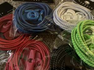 Elastic shoe laces - Striped