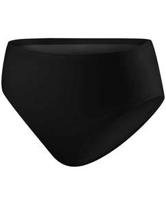 TYR Women's Black Solid High Waist Bikini Bottoms
