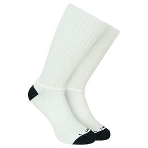 Socks: Long Aero Socks - White