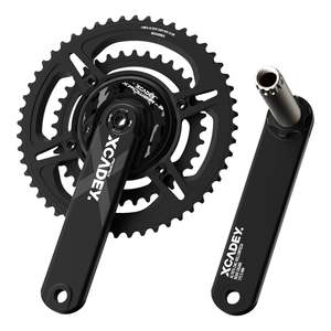 Cranks: Xcadey power crank road 110BCD 4S 53/39