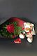 Single Rose Gift Pack - Rose, Teddy & Chocolate