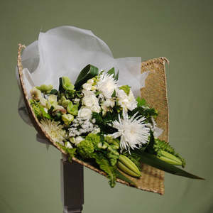Popular: Festive Flax Wrap - Crisp White