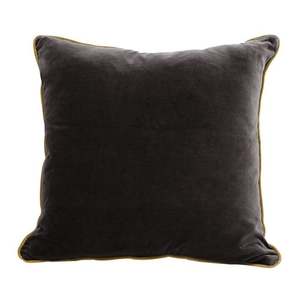 Cushions: Black & Gold Velvet Cushion