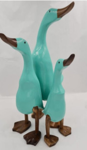 Art Deco: Ducks Medium in Black Only