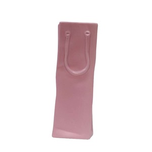 Ceramics: Paper Vase - Tall Pink