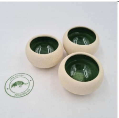 Ceramics: Tea Light (green)