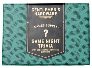 Card Box: Game Night Trivia