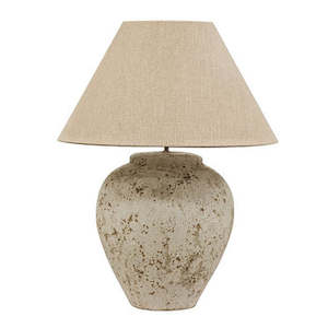 Lamps And Chandeliers: Tuscan Stone Lamp  Medium