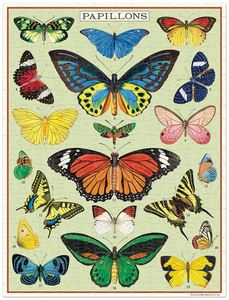 Games: Cavallini Butterflies 1000 pce puzzle