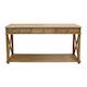Natural Oak Console - 3 drawers