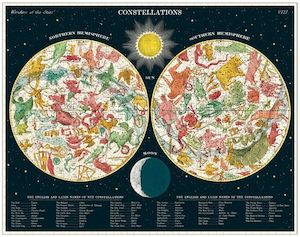 Games: Cavallini Constellations 1000 pce Puzzle