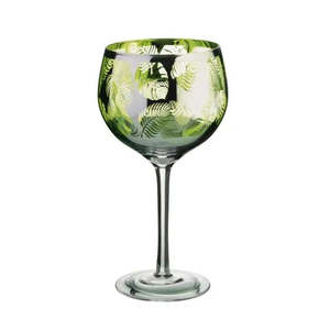 Tropical Leaves Gin Glass set of 2