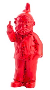 Gnomes: Large Naughty Gnome in Red