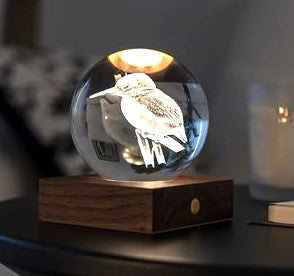 Lamps And Chandeliers: Kingfisher - 3D Laser Engraved LED Light