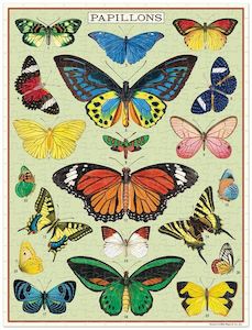 Cavallini Butterflies 1000 pce puzzle